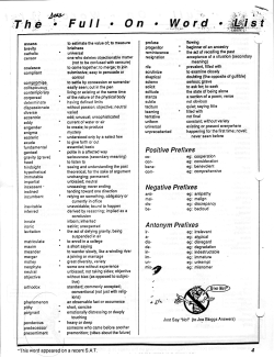 SAT Full On Word List