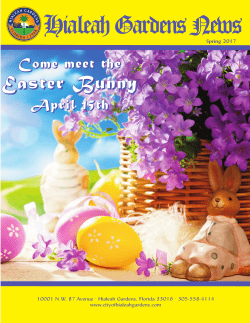 Easter Bunny - City of Hialeah Gardens