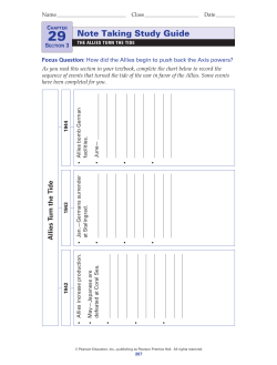 Note Taking Study Guide - Social 10 Regents Overview