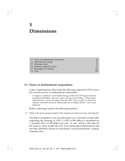 5 Dimensions