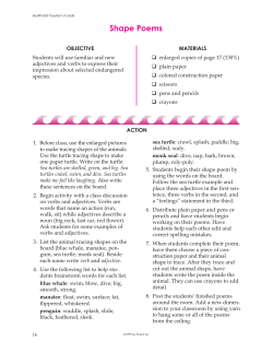 Shape Poems