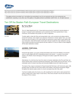 Ten Off the Beaten Path European Travel Destinations
