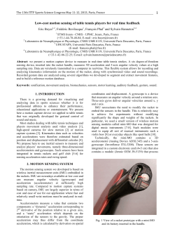 1 Low-cost motion sensing of table tennis players for