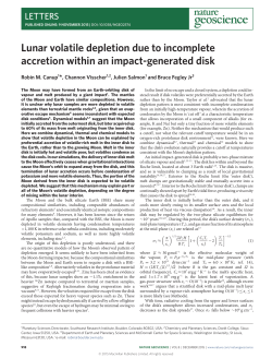 Canup et al(2015)Moonlets