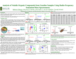 Analysis of Volatile Organic Compounds from Gasoline Samples