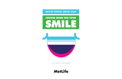 choose more for your - MetLife Federal Dental Plan