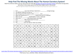 Human Excretory System - Easy Science For Kids