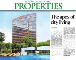 The apex of city living