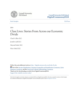 Class Lives: Stories From Across our Economic Divide