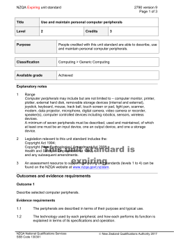2790 Use and maintain personal computer peripherals