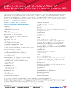 Qualified medical expenses