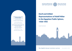 Devil and Infidel: Representations of Adolf Hitler in the Egyptian