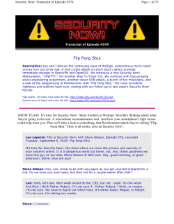 Flip Feng Shui - Gibson Research