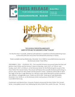 Harry Potter Film Concert Series