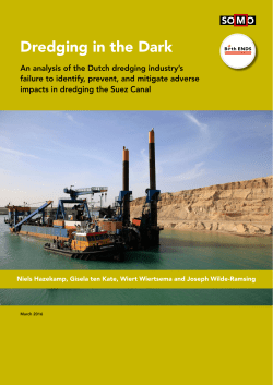Dredging in the Dark