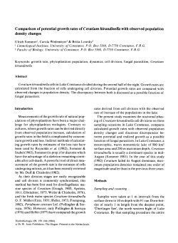 Comparison of potential growth rates of