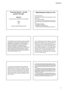 Proud Cow Disease &ndash; I am the greatest Morning sermon