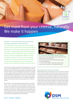 Get more from your cheese, naturally We make it happen
