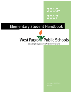 2016- 2017 - West Fargo Public Schools