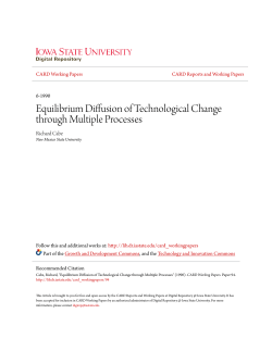 Equilibrium Diffusion of Technological Change through Multiple
