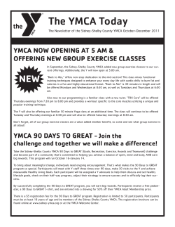 The YMCA Today - Sidney