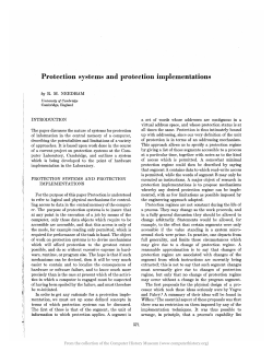 Protection systems and protection implementations