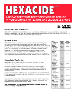 a broad spectrum insecticide/miticide for use in