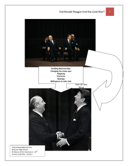 Did Ronald Reagan End the Cold War?