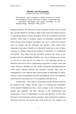 Identity and Marginality