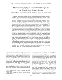 Effects of Topography on Seismic-Wave Propagation: An Example