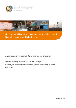 A comparative study on cotton production in