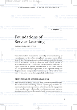 Foundations of Service