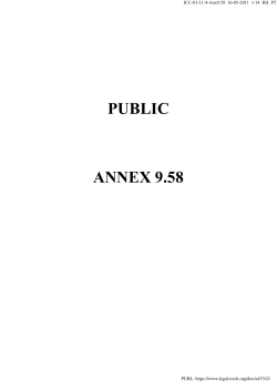 "Annex 9.58 [ Prosecutor`s Application [...]"  - ICC