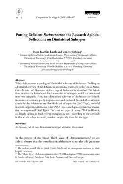 Putting Deficient Rechtsstaat on the Research Agenda