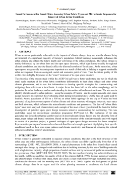 Smart Environment for Smart Cities