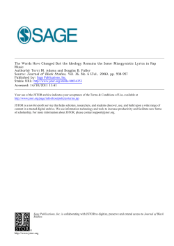 Sage Publications, Inc. is collaborating with JSTOR