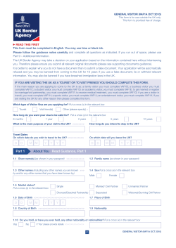 United Kingdom Visa Application for Citizens of Ghana