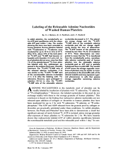 Labeling of the Releasable Adenine N ucleotides of