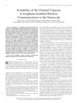 Scalability of the Channel Capacity in Graphene