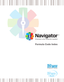 Formula Code Index