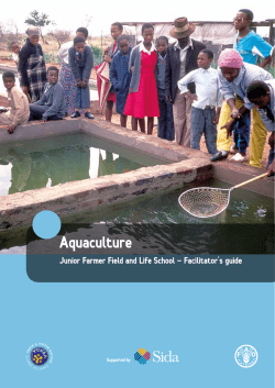 Aquaculture - Food and Agriculture Organization of the United Nations
