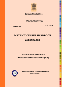 Aurangabad - Census of India