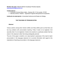 Nombre del autor: Maestra Bertha Guadalupe Paredes Zepeda