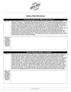 Gallery Walk Worksheet