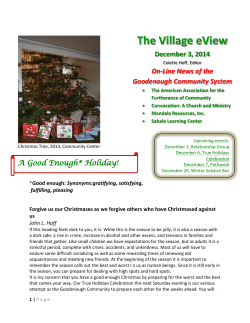 eView 12-3 2014v2 - Goodenough Community