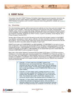 8 ROBOT Rules