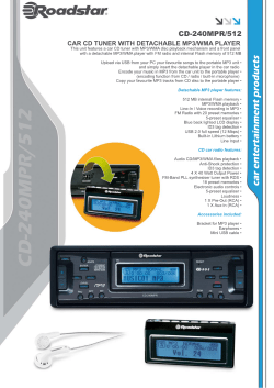 car entertainment - www.produktinfo.conrad.com