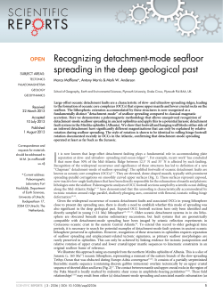 Recognizing detachment-mode seafloor spreading in the deep