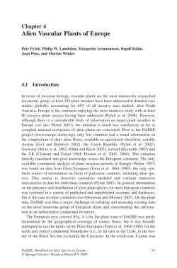Alien Vascular Plants of Europe