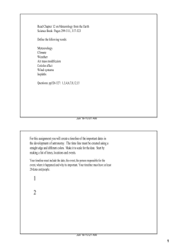Astronomy time line pdf